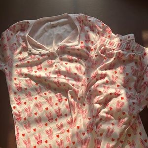 roller rabbit bunny heart pjs!!!❤️❤️